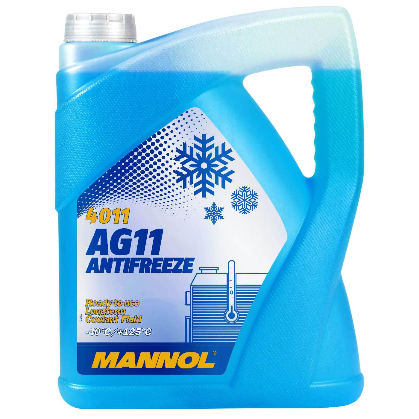 Frostschutz Kühler BLAU 5 Liter MANNOL Longterm Antifreeze AG11 -40°C Kühlmittel
