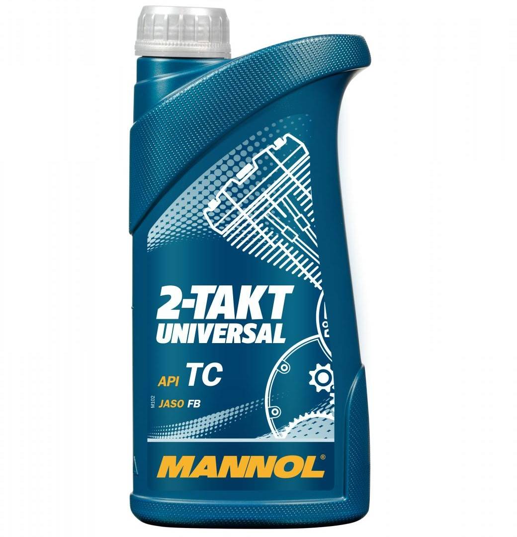 1 Liter Mannol 2-Takt Universal Motoröl API TC JASO FB Motorrad Öl Mofa Roller
