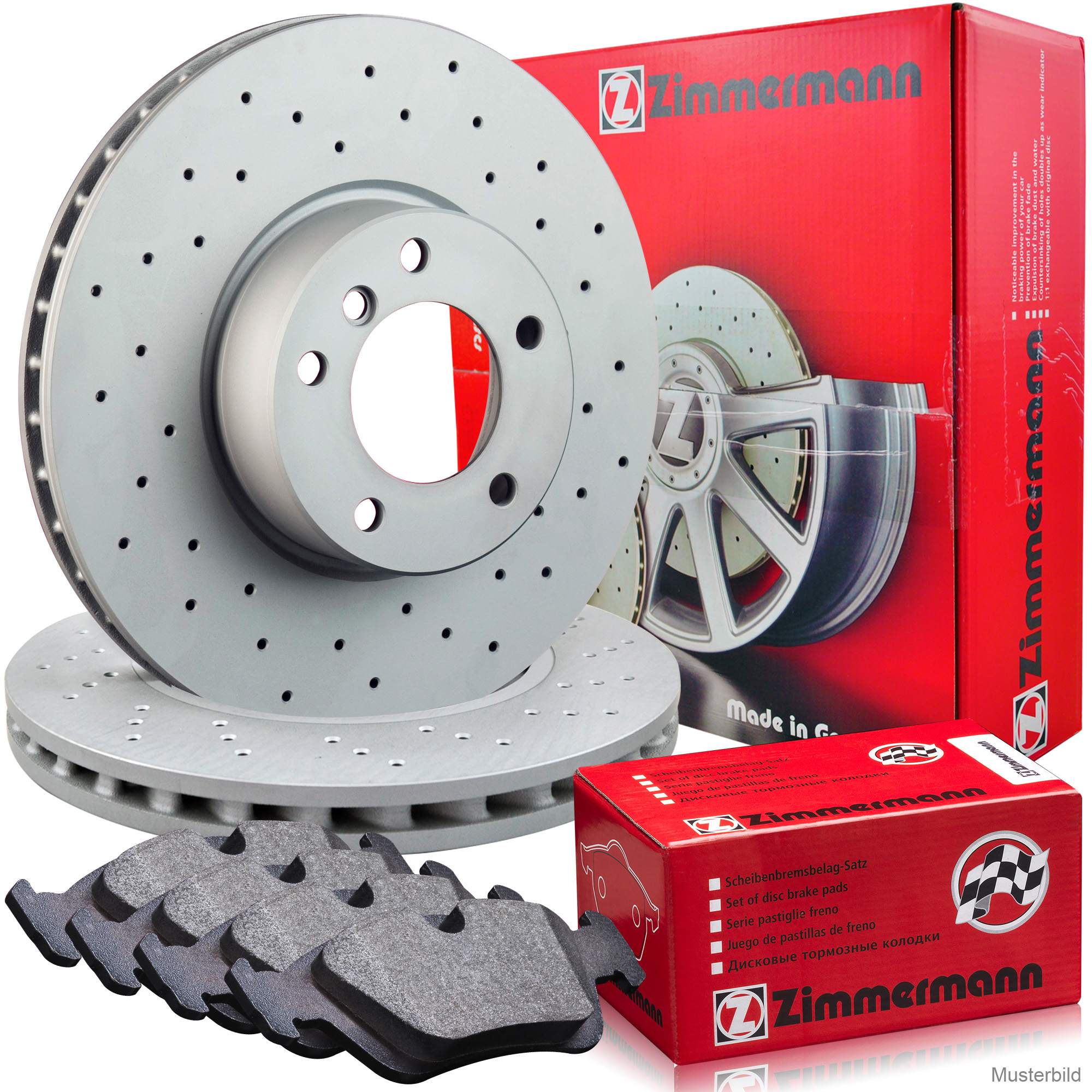 Zimmermann Sports Brake Discs & Pads Chevrolet Aveo Cruze