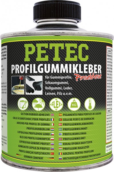 Petec Profilgummikleber 350 ml Pinseldose Gummikleber Klebstoff 93835